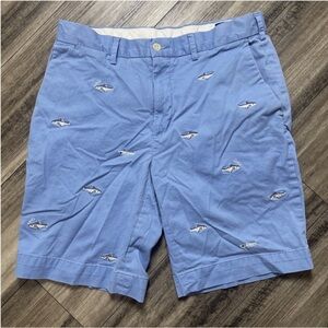 Polo Ralph Lauren Men's Chino Shorts Embroidered Print Size 32 Classic Fit